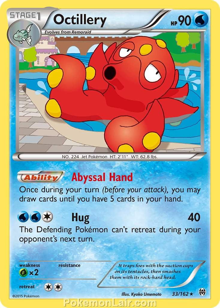 2015 Pokemon Trading Card Game BREAKthrough Price List – 33 Octillery