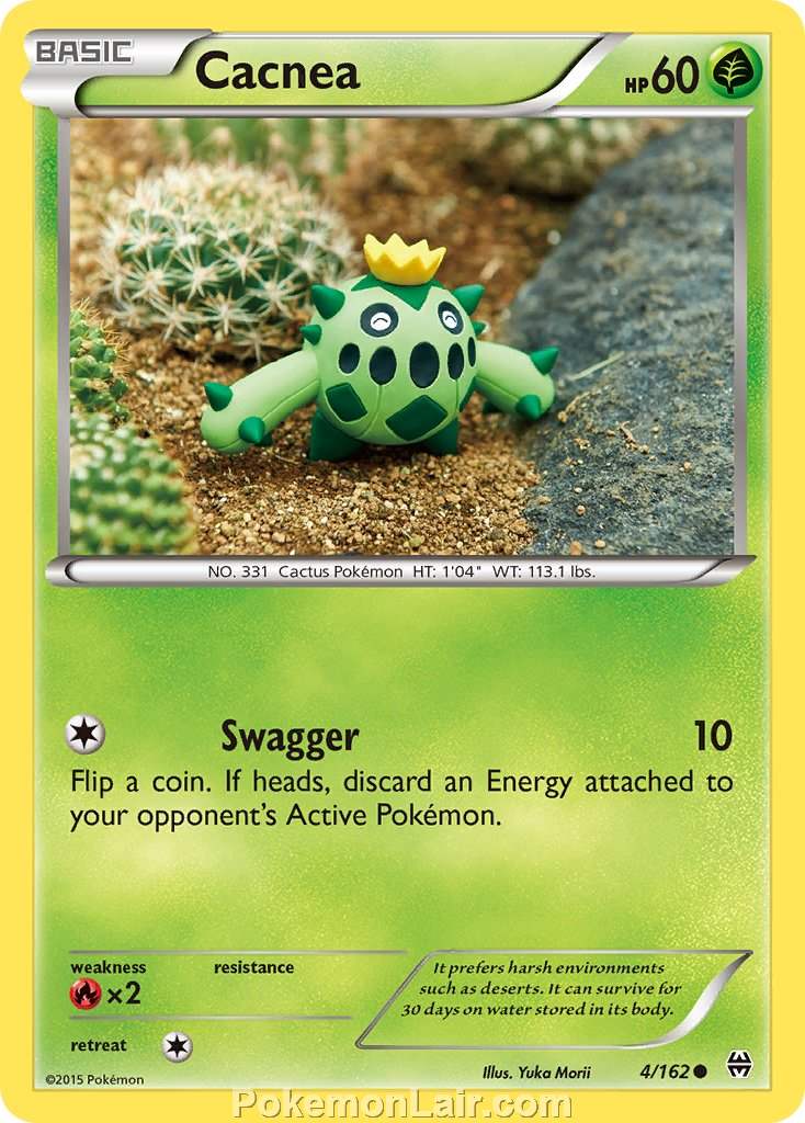 2015 Pokemon Trading Card Game BREAKthrough Price List – 4 Cacnea