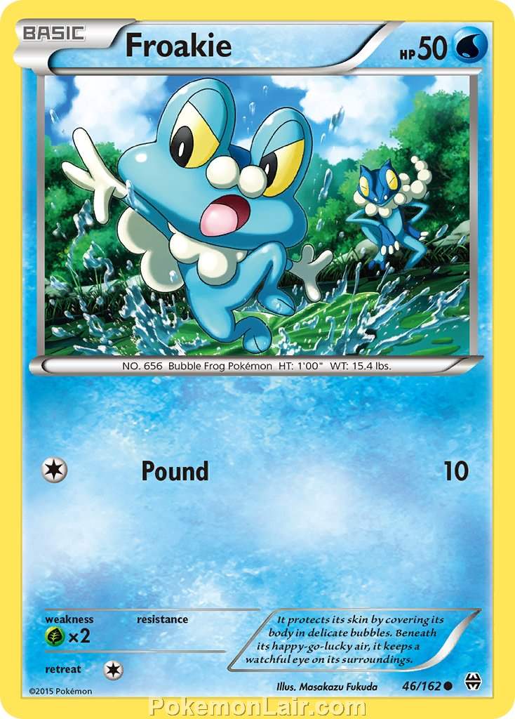 2015 Pokemon Trading Card Game BREAKthrough Price List – 46 Froakie