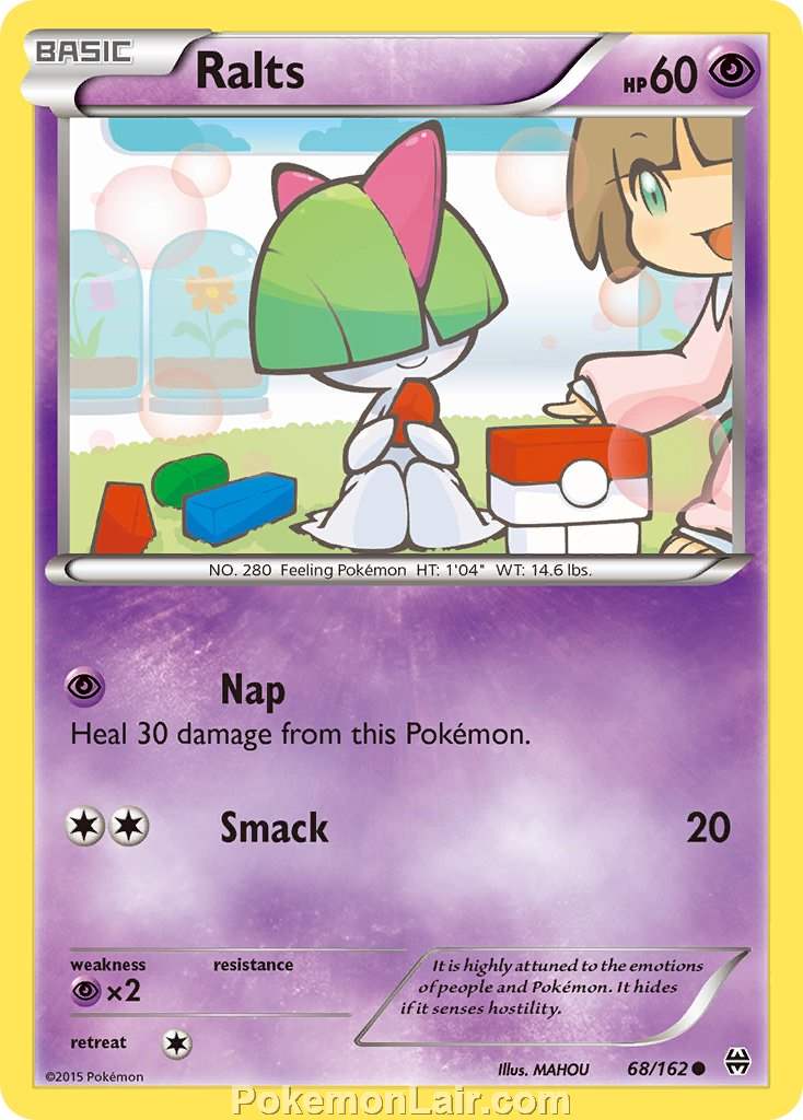 2015 Pokemon Trading Card Game BREAKthrough Price List – 68 Ralts