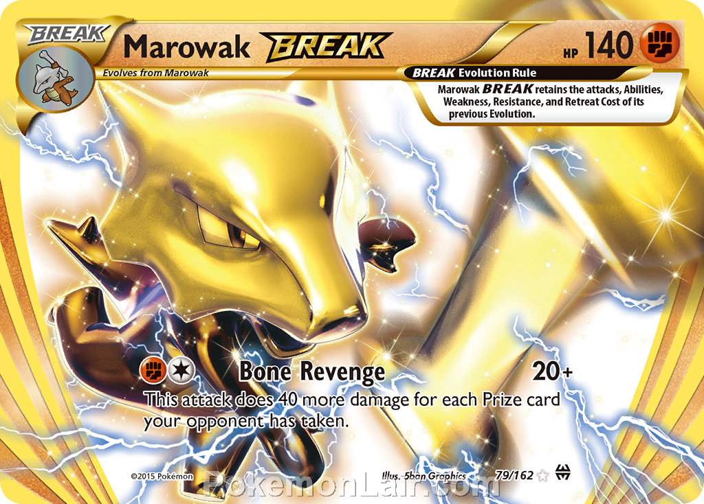 2015 Pokemon Trading Card Game BREAKthrough Price List – 79 Marowak Break