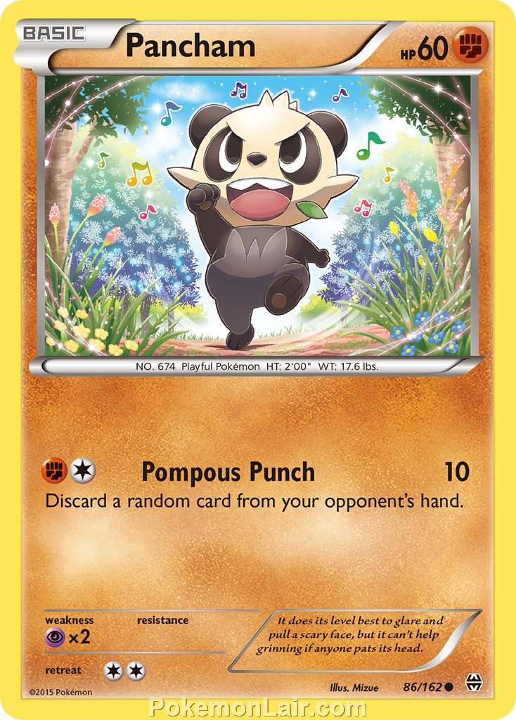 2015 Pokemon Trading Card Game BREAKthrough Price List – 86 Pancham