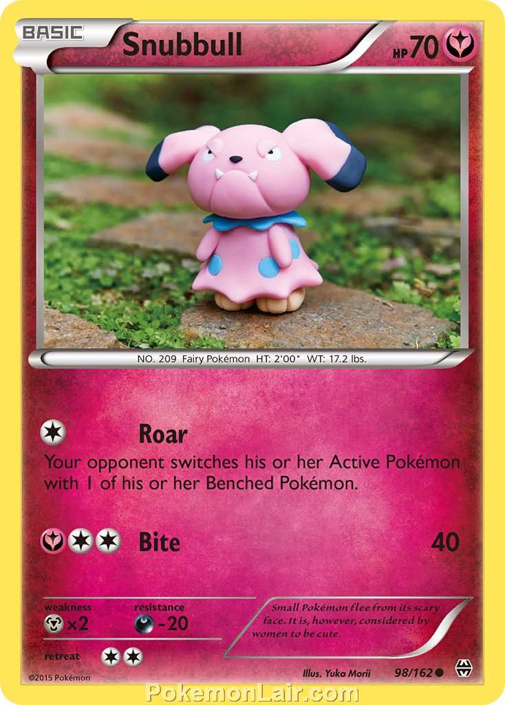 2015 Pokemon Trading Card Game BREAKthrough Price List – 98 Snubbull