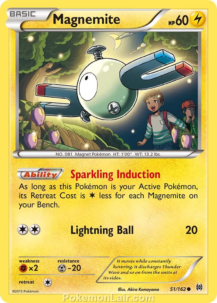 2015 Pokemon Trading Card Game BREAKthrough Set – 51 Magnemite