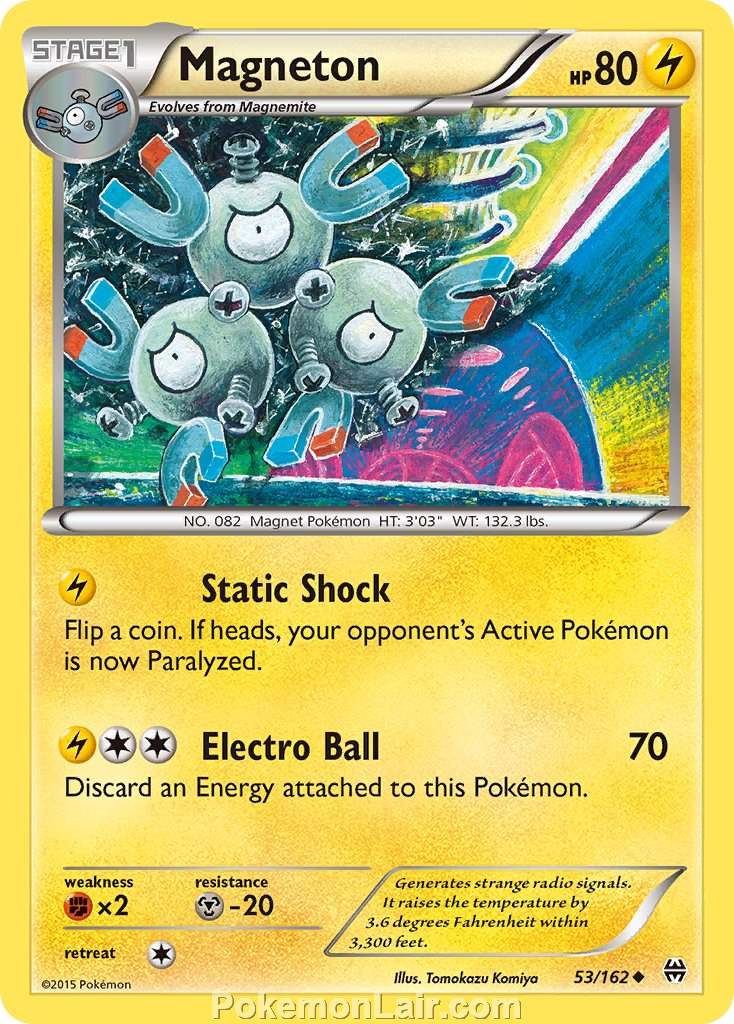 2015 Pokemon Trading Card Game BREAKthrough Set – 53 Magneton