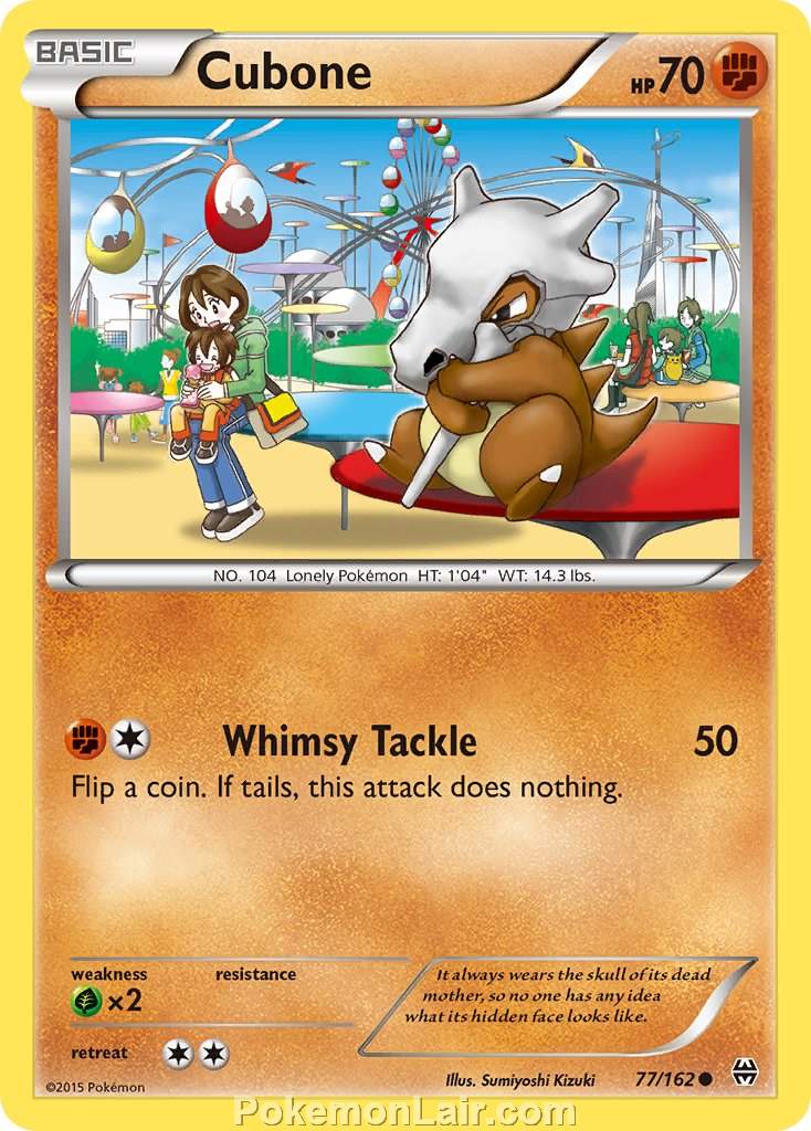 2015 Pokemon Trading Card Game BREAKthrough Set – 77 Cubone