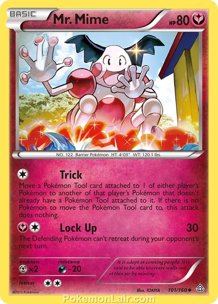 2015 Pokemon Trading Card Game Primal Clash Price List – 101 Mr. Mime