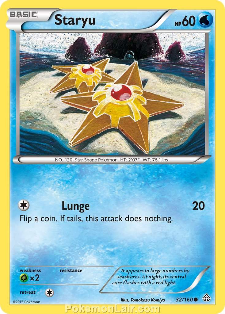 2015 Pokemon Trading Card Game Primal Clash Price List – 32 Staryu