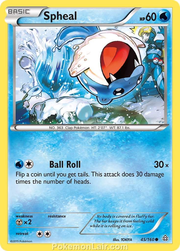 2015 Pokemon Trading Card Game Primal Clash Price List – 45 Spheal