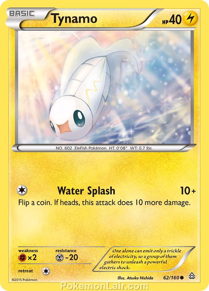 2015 Pokemon Trading Card Game Primal Clash Price List – 62 Tynamo