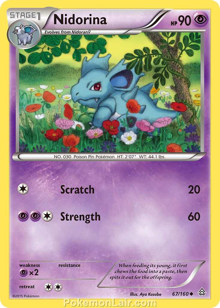 2015 Pokemon Trading Card Game Primal Clash Price List – 67 Nidorina