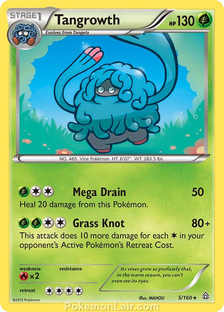 2015 Pokemon Trading Card Game Primal Clash Set – 05 Tangrowth