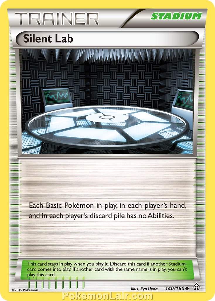 2015 Pokemon Trading Card Game Primal Clash Set – 140 Silent Lab