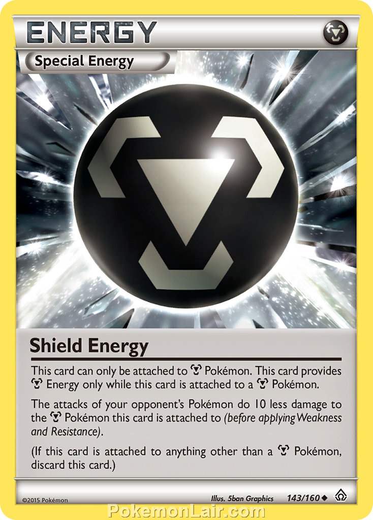 2015 Pokemon Trading Card Game Primal Clash Set – 143 Shield Energy
