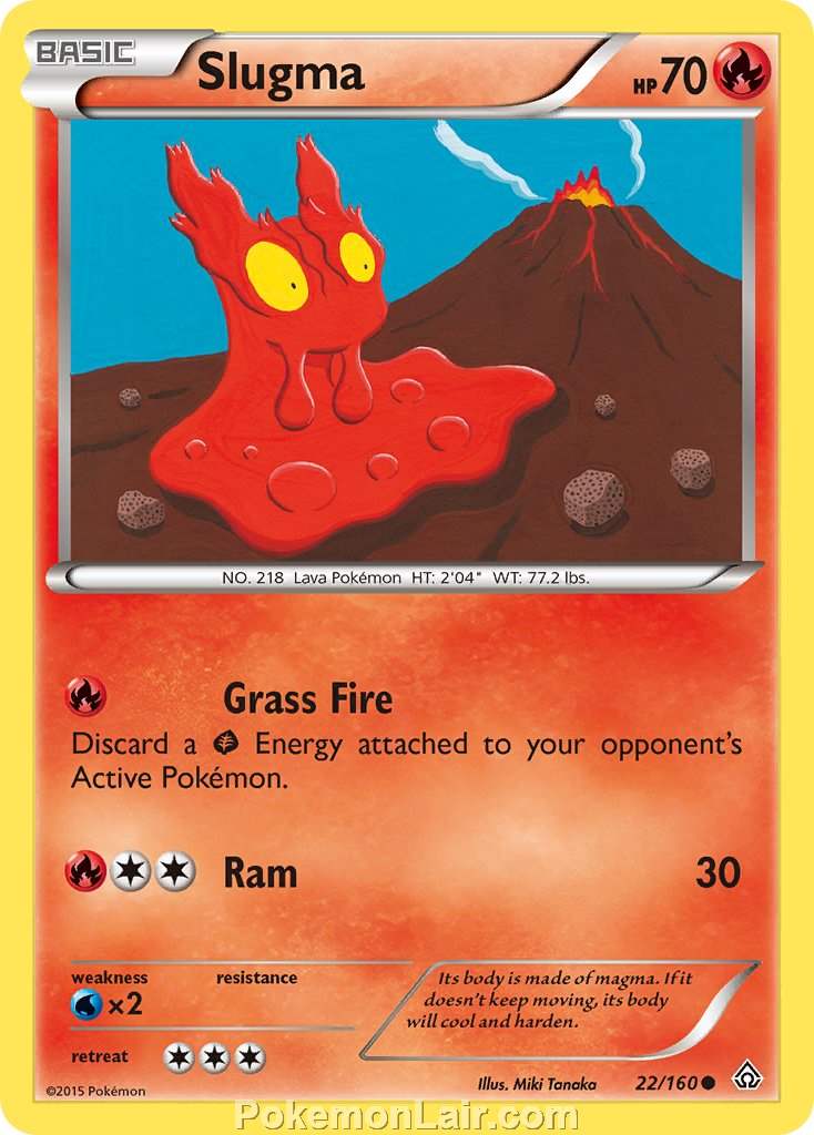 2015 Pokemon Trading Card Game Primal Clash Set – 22 Slugma