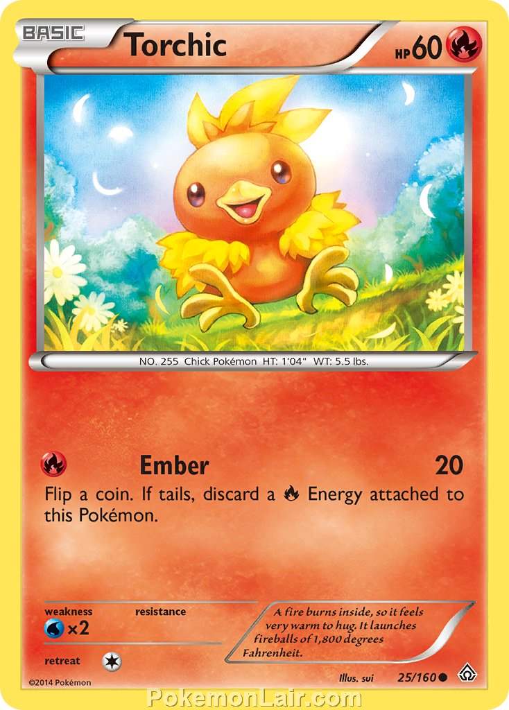 2015 Pokemon Trading Card Game Primal Clash Set – 25 Torchic