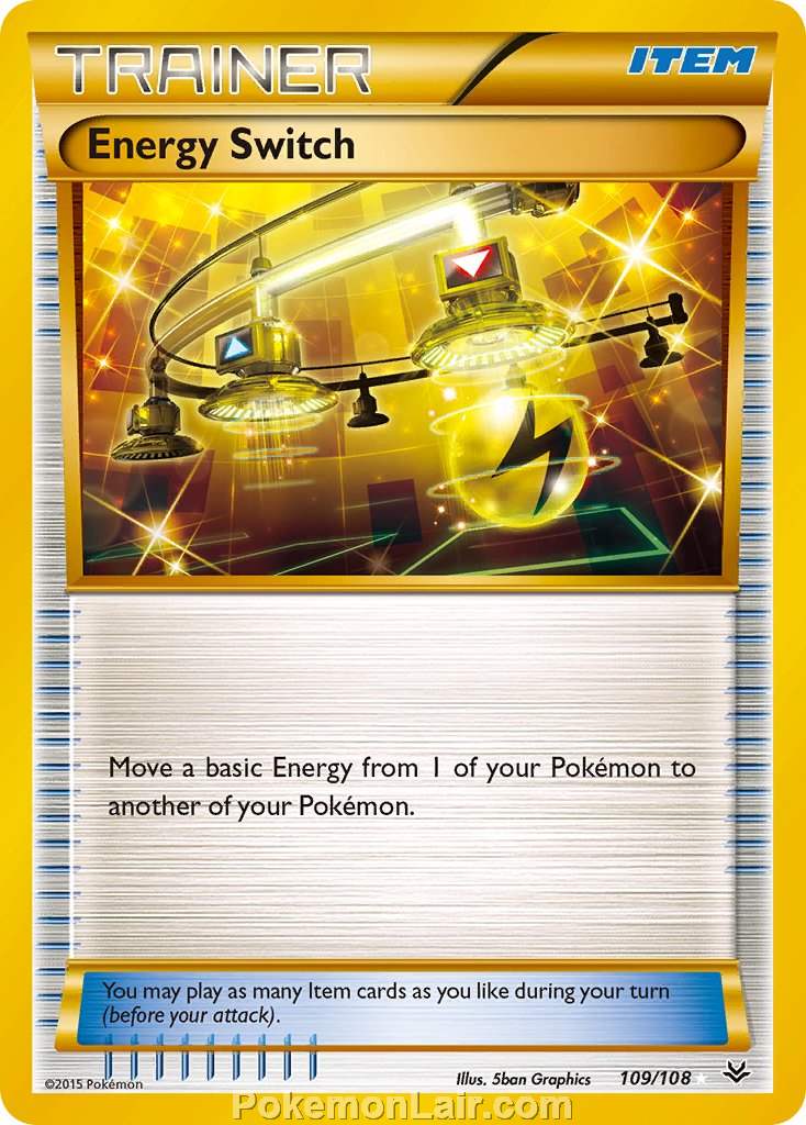 2015 Pokemon Trading Card Game Roaring Skies Price List – 109 Energy Switch