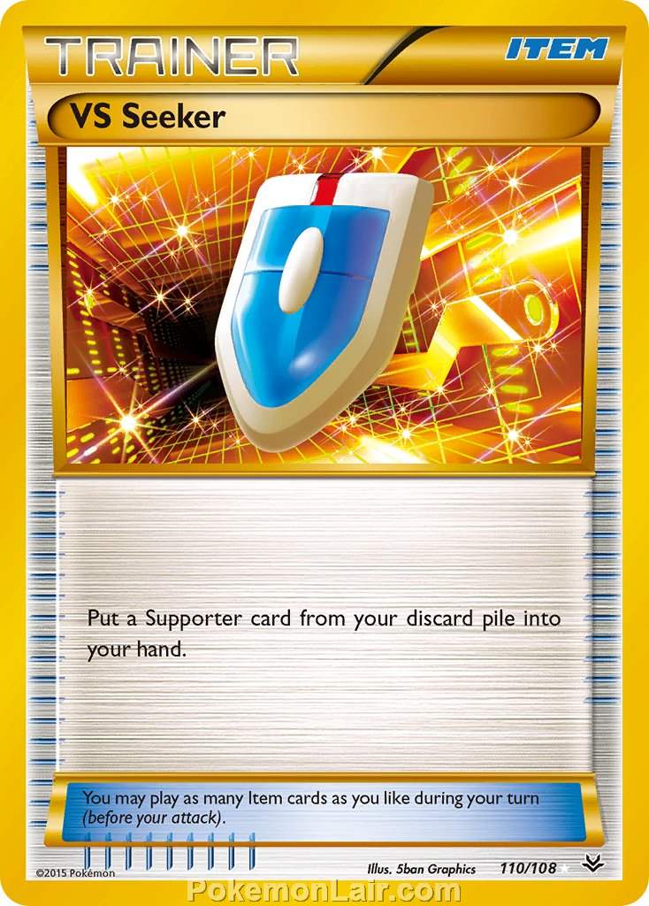 2015 Pokemon Trading Card Game Roaring Skies Set – 110 VS Seeker