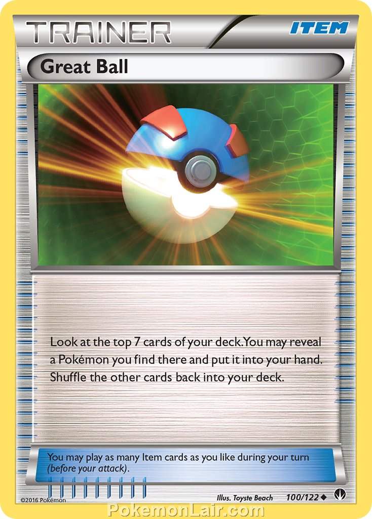 2016 Pokemon Trading Card Game BREAKpoint Price List – 100 Great Ball