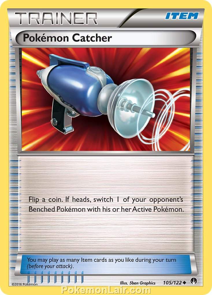 2016 Pokemon Trading Card Game BREAKpoint Price List – 105 Pokemon Catcher