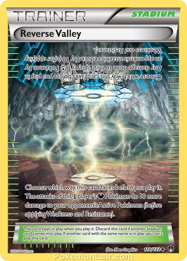 2016 Pokemon Trading Card Game BREAKpoint Price List – 110 Reverse Valley