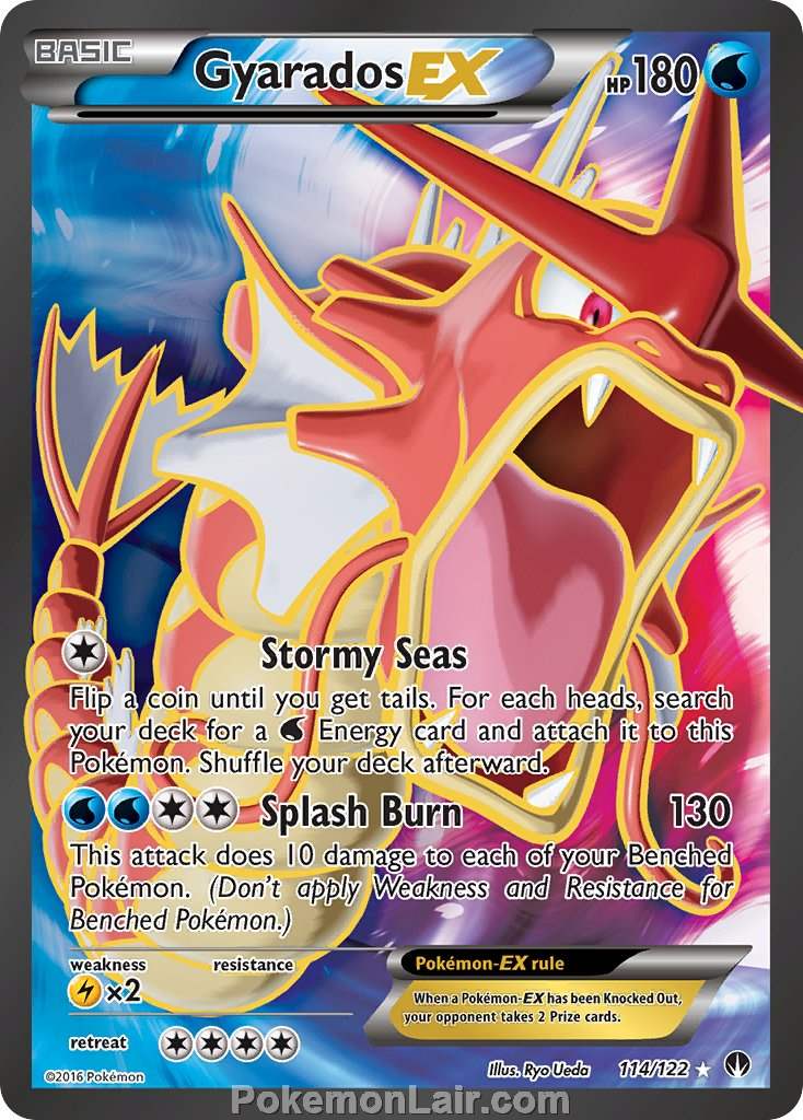 2016 Pokemon Trading Card Game BREAKpoint Price List – 114 Gyarados EX