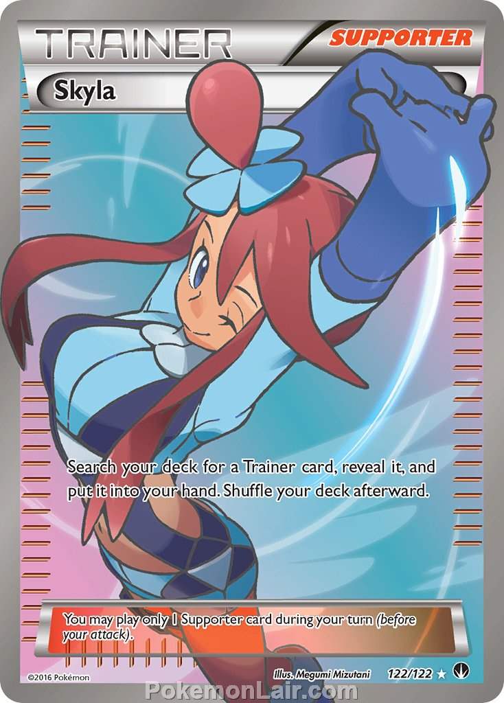 2016 Pokemon Trading Card Game BREAKpoint Price List – 122 Skyla