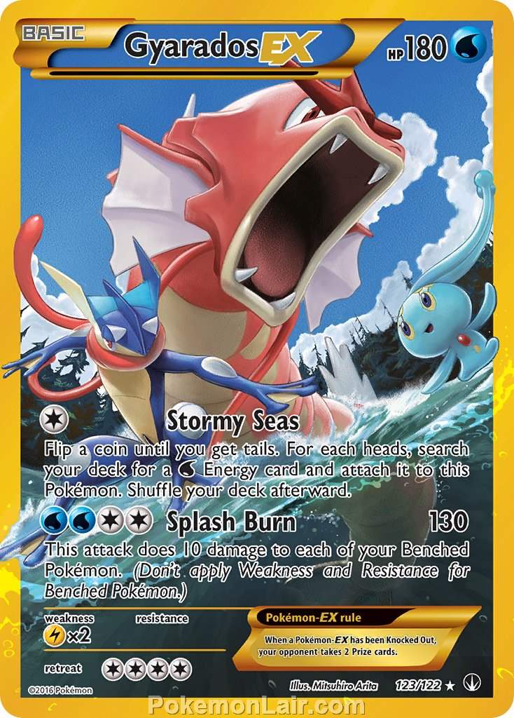 2016 Pokemon Trading Card Game BREAKpoint Price List – 123 Gyarados EX