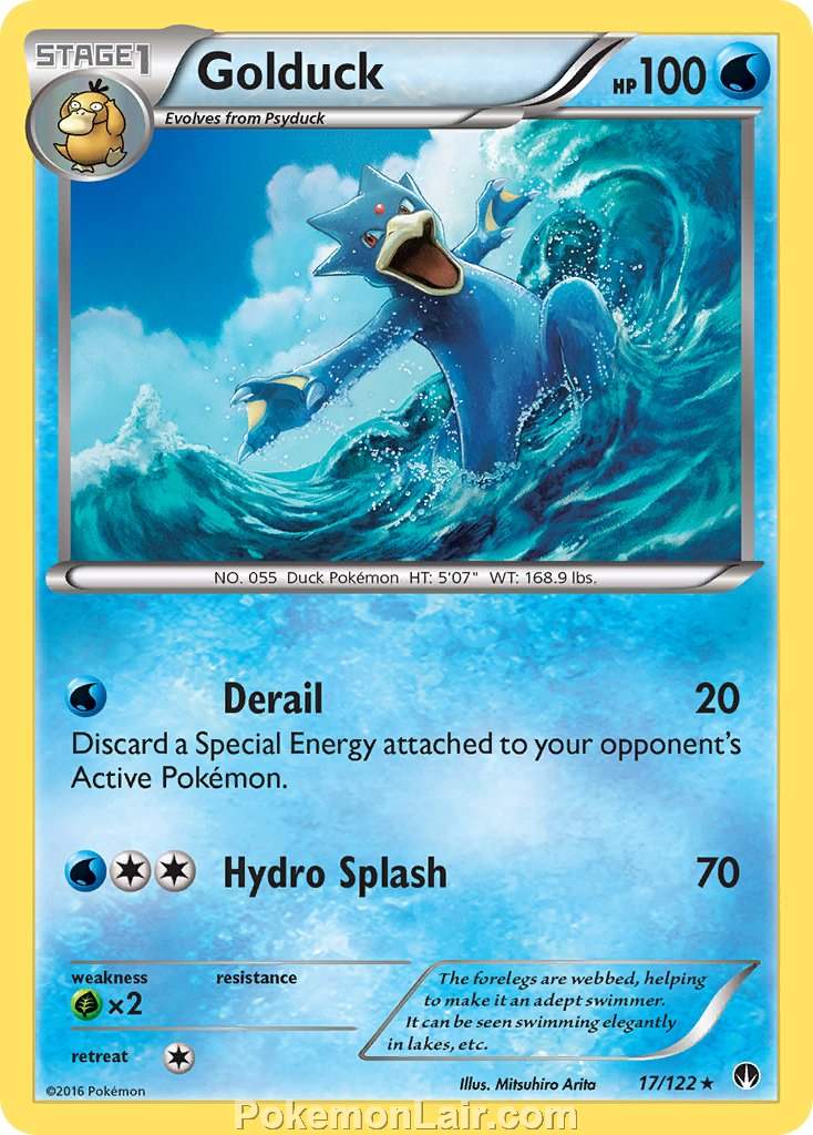 2016 Pokemon Trading Card Game BREAKpoint Price List – 17 Golduck