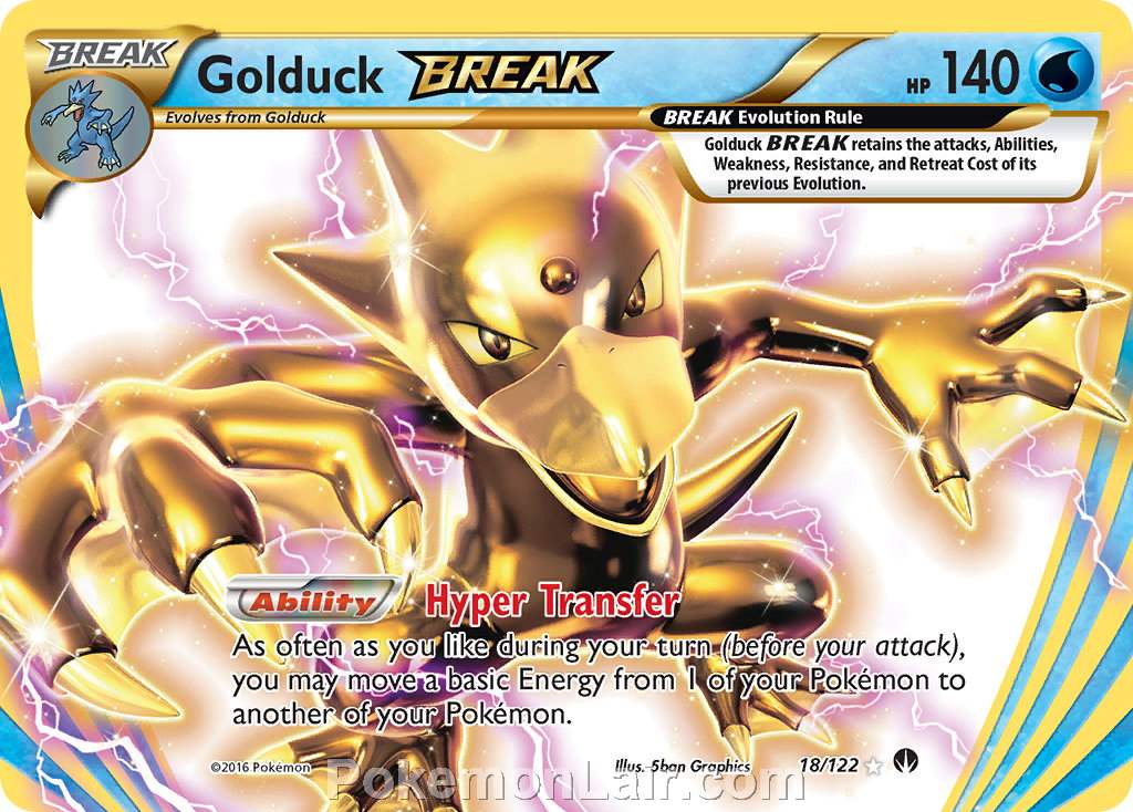 2016 Pokemon Trading Card Game BREAKpoint Price List – 18 Golduck Break