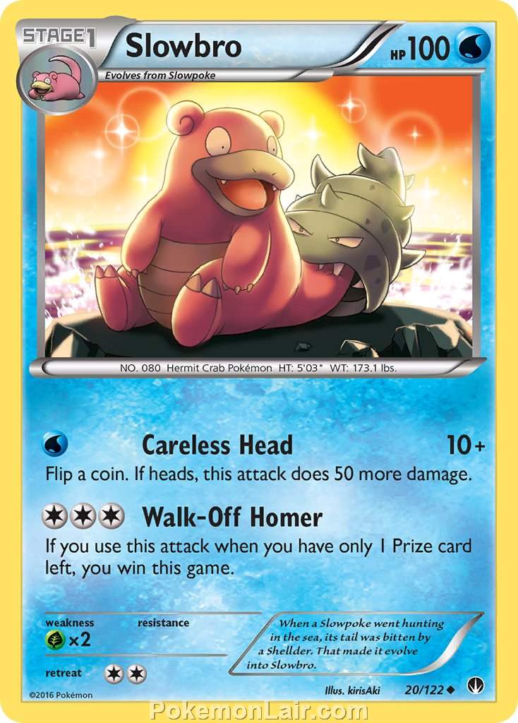 2016 Pokemon Trading Card Game BREAKpoint Price List – 20 Slowbro