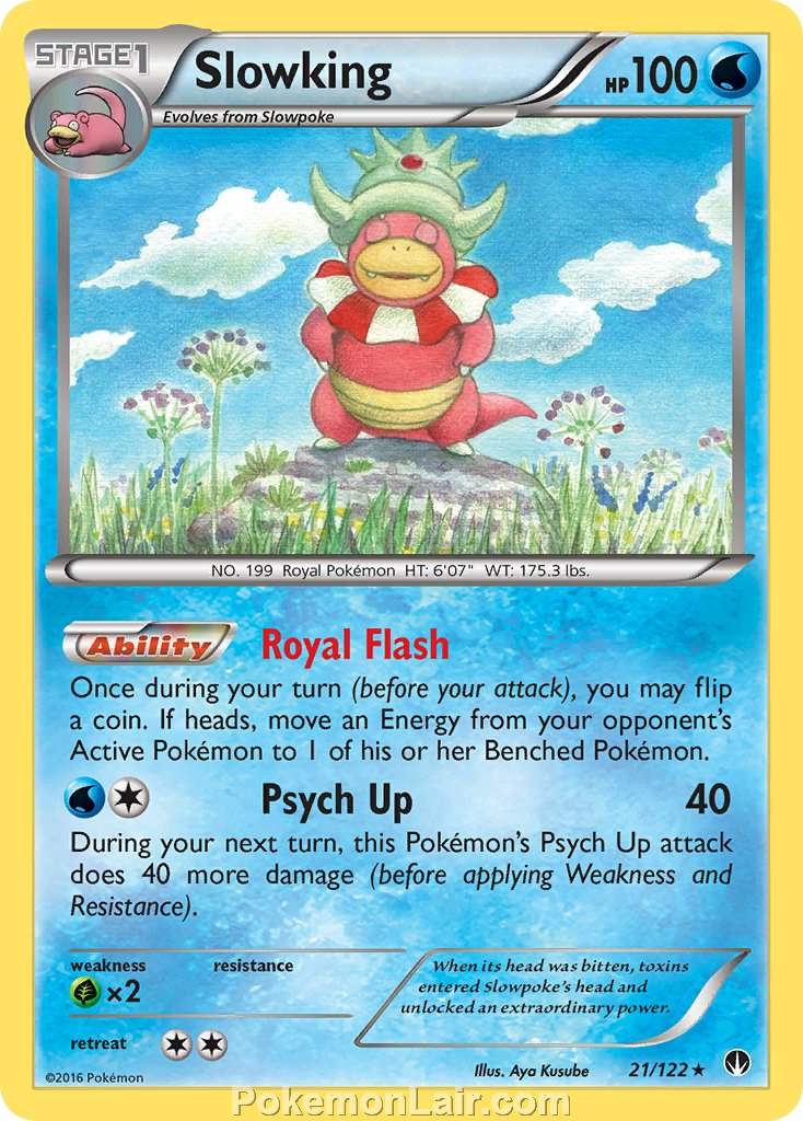 2016 Pokemon Trading Card Game BREAKpoint Price List – 21 Slowking