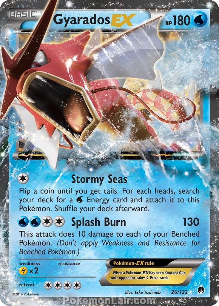 2016 Pokemon Trading Card Game BREAKpoint Price List – 26 Gyarados EX