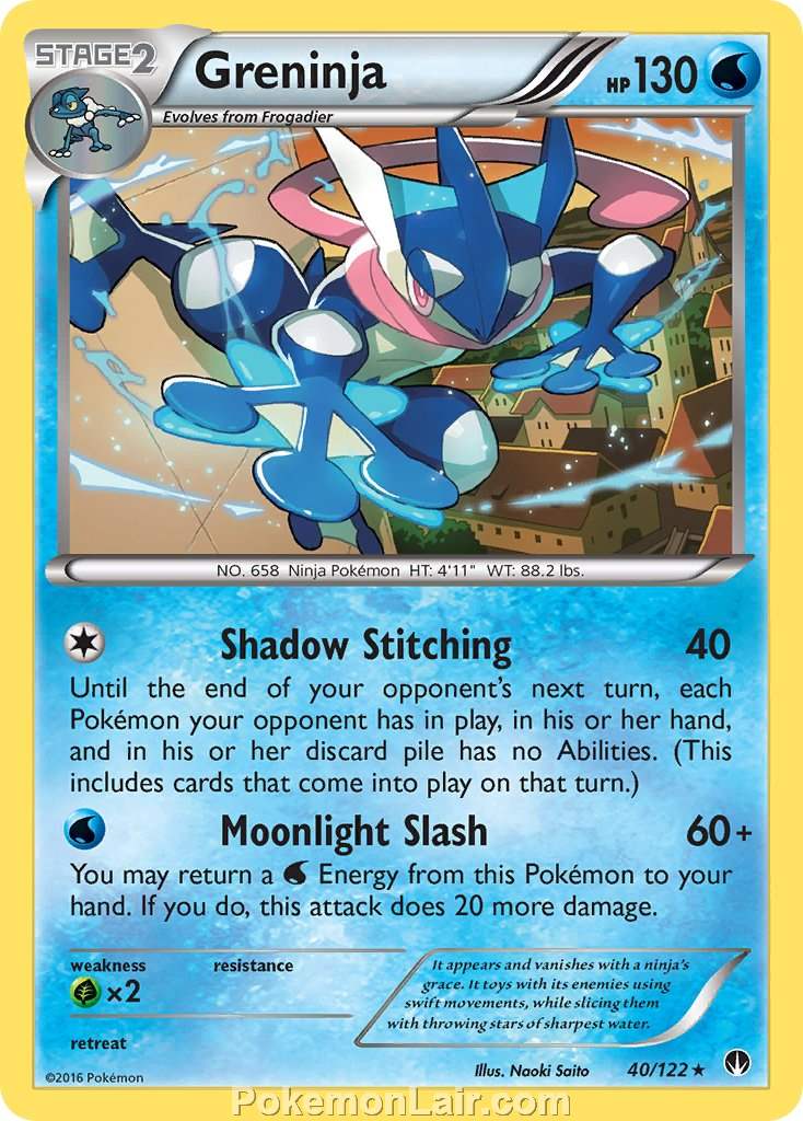 2016 Pokemon Trading Card Game BREAKpoint Price List – 40 Greninja