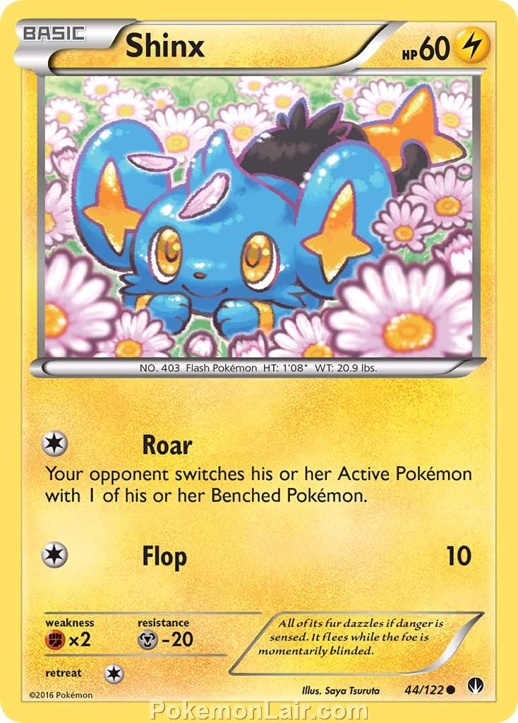 2016 Pokemon Trading Card Game BREAKpoint Price List – 44 Shinx