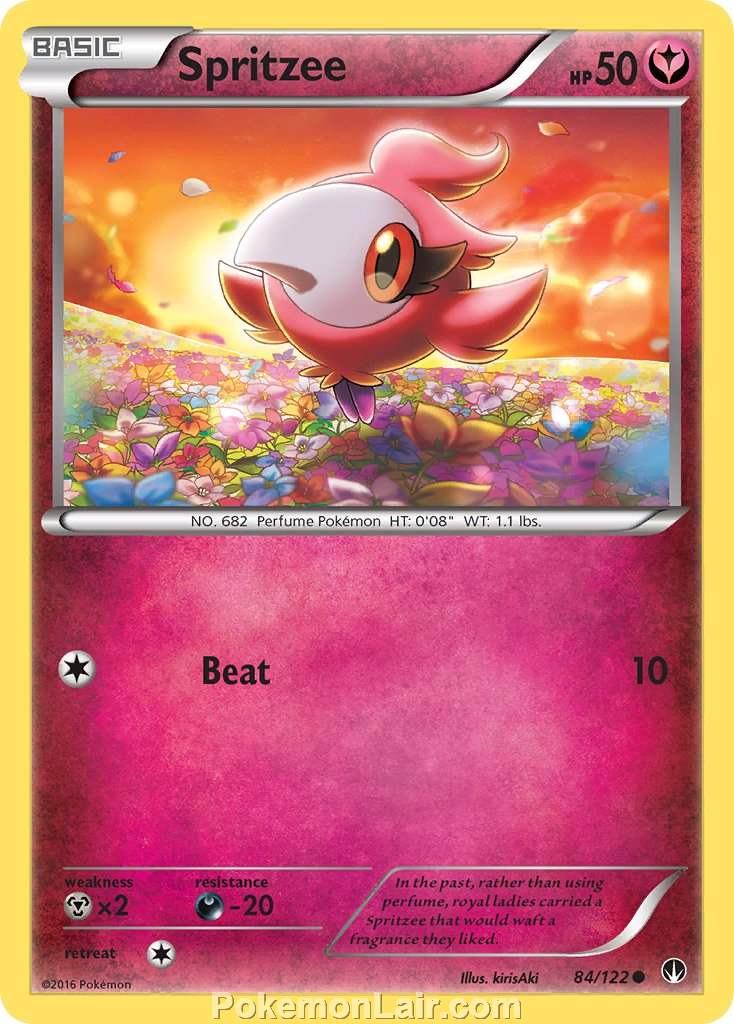 2016 Pokemon Trading Card Game BREAKpoint Price List – 84 Spritzee