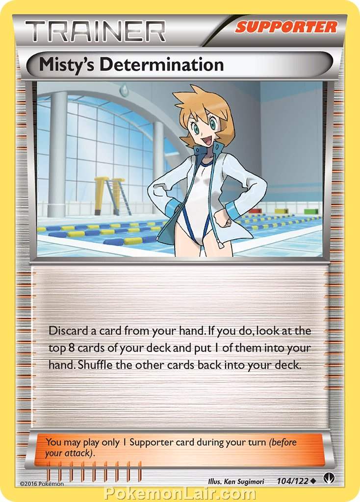 2016 Pokemon Trading Card Game BREAKpoint Set – 104 Mistys Determination