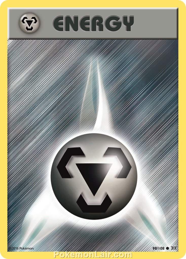 2016 Pokemon Trading Card Game Evolutions Price List – 98 Metal Energy