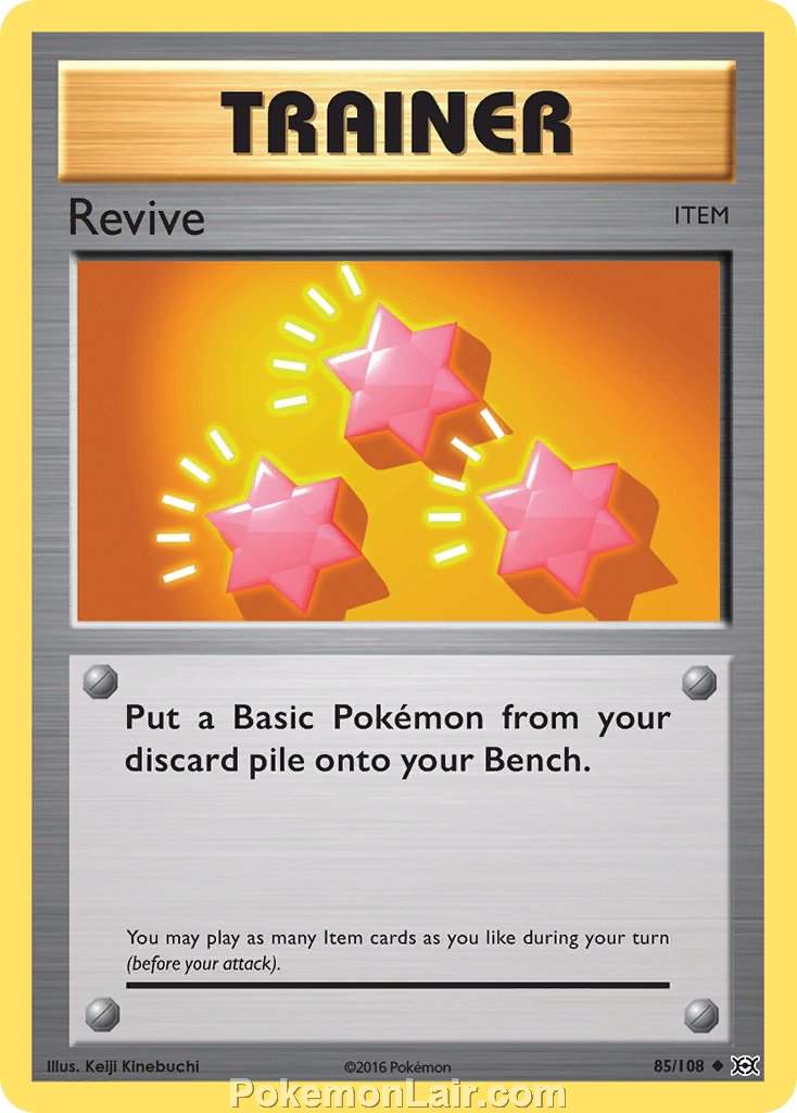 2016 Pokemon Trading Card Game Evolutions Set – 85 Revive