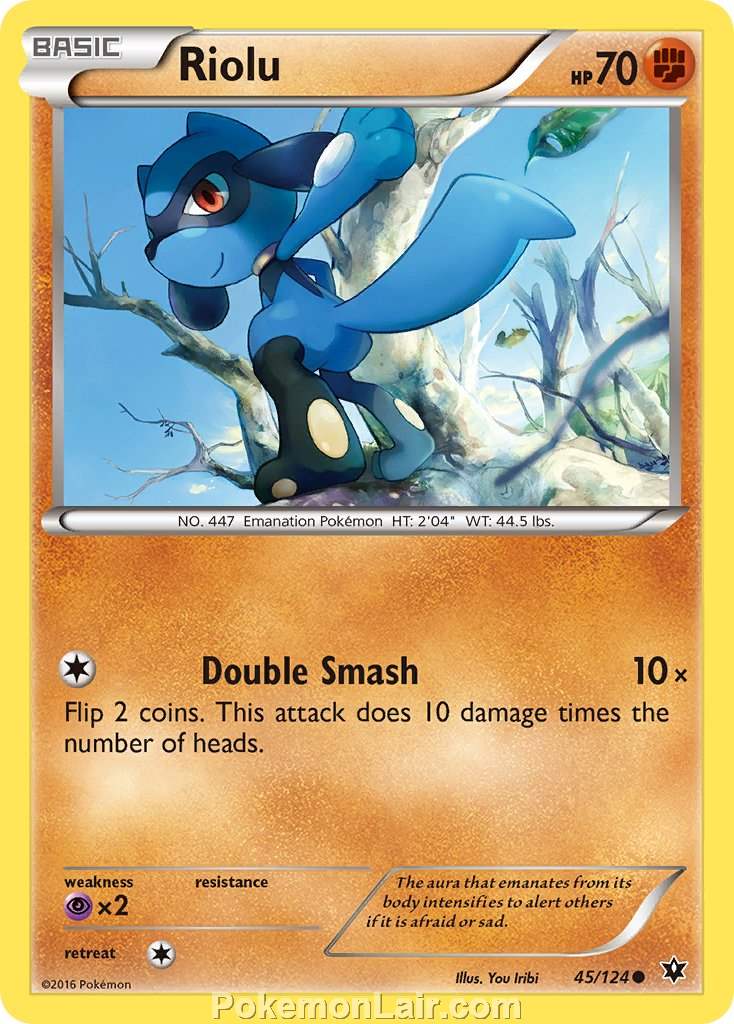 2016 Pokemon Trading Card Game Fates Collide Price List – 45 Riolu