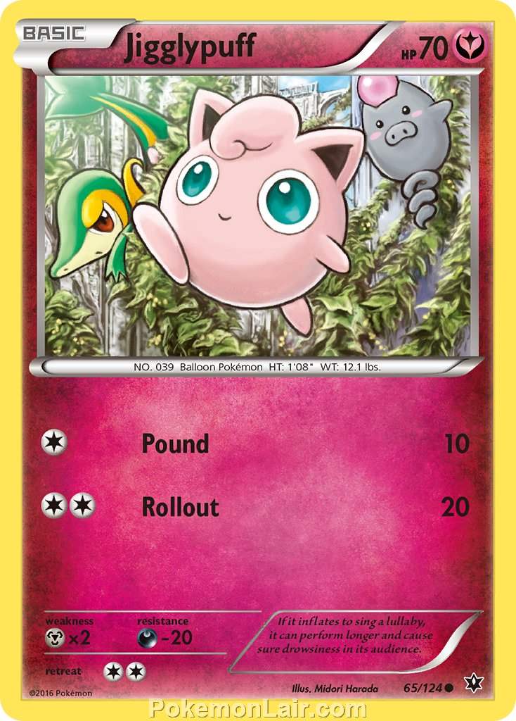 2016 Pokemon Trading Card Game Fates Collide Price List – 65 Jigglypuff