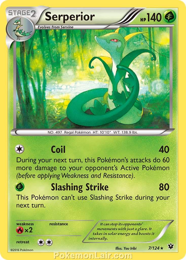 2016 Pokemon Trading Card Game Fates Collide Price List – 7 Serperior