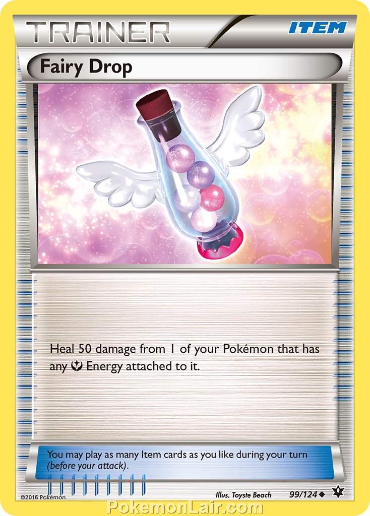 2016 Pokemon Trading Card Game Fates Collide Price List – 99 Fairy Drop