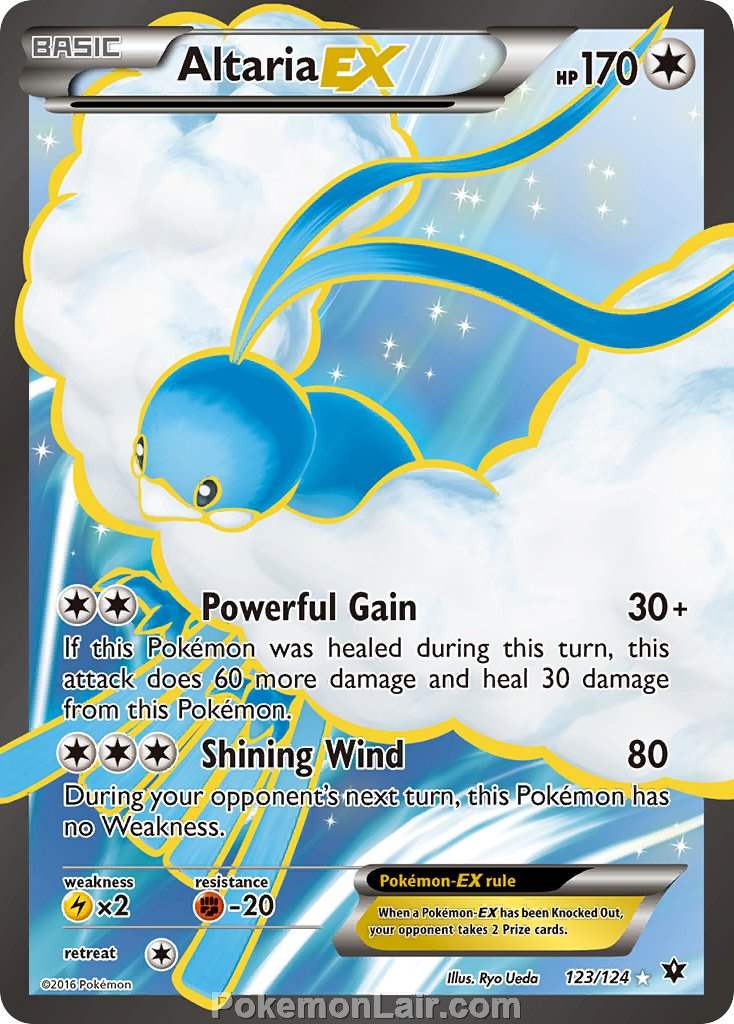 2016 Pokemon Trading Card Game Fates Collide Set – 123 Altaria EX