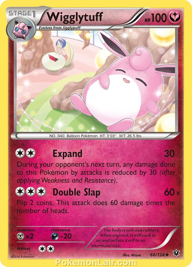 2016 Pokemon Trading Card Game Fates Collide Set – 66 Wigglytuff