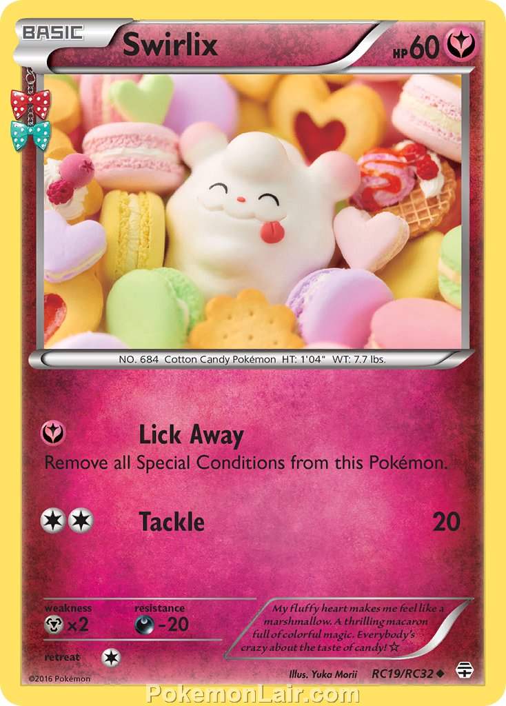 2016 Pokemon Trading Card Game Generations Price List – RC19 Swirlix