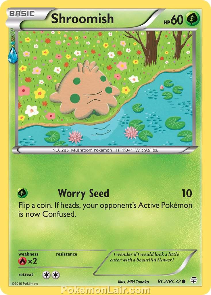 2016 Pokemon Trading Card Game Generations Price List – RC2 Shroomish