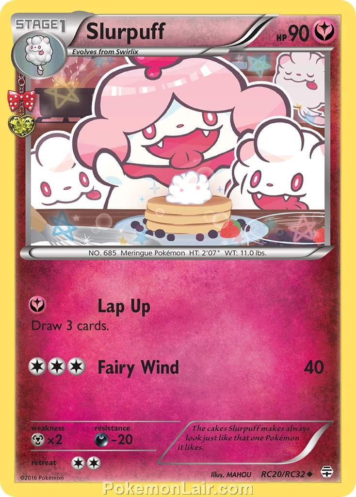 2016 Pokemon Trading Card Game Generations Price List – RC20 Slurpuff