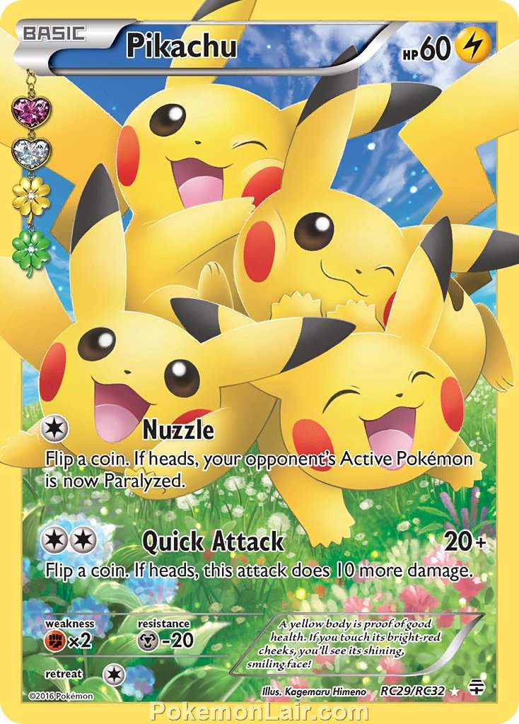 2016 Pokemon Trading Card Game Generations Price List – RC29 Pikachu