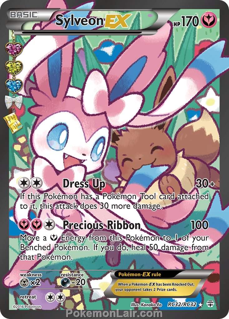 2016 Pokemon Trading Card Game Generations Price List – RC32 Sylveon EX